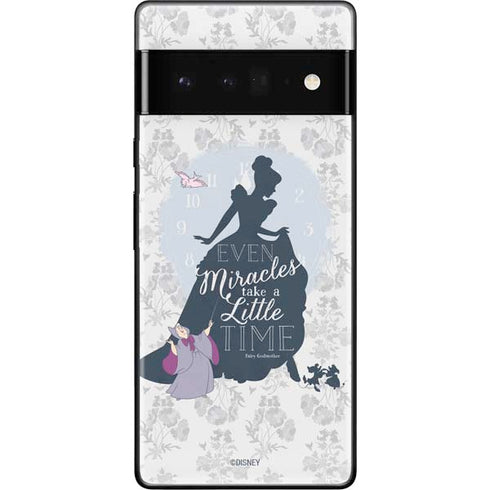 Disney Cinderella Miracles Take Time Silhouette Google Pixel 6 Pro Skin
